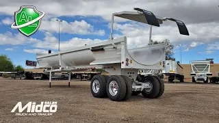 Half Round End Dump Trailer - 2022 Armor Lite Steel End Dump