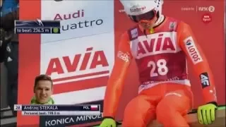 Skoki w Vikersund (IVONA) (Kwalifikacje + 1 seria + 2 seria) 14 Luty 2016