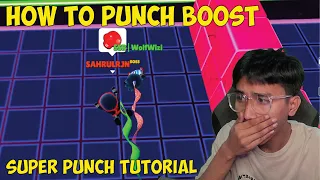 TUTORIAL PUNCH BOOST & SUPER PUNCH! - Stumble Guys