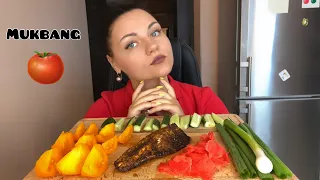 ПАПА ХУДЕЕТ ВМЕСТЕ СО МНОЙ 💪/ Корза худеет/ Korea hydeet/ mukbang/ no asmr/ мукбанг