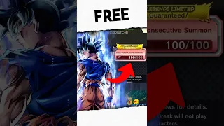 FREE 3 LEGENDS LIMITED TICKET MULTI SUMMON!!! I’LL TAKE ANYTHING… | Dragon Ball Legends #dblegends