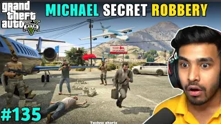 MICHAEL SECRET ROBBERY #135| techno gamerz gta5 135 video| #trending #viralvideo #technogamerz #gta5