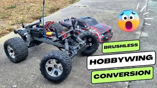 Traxxas Stampede Hobbywing Brushless Conversion