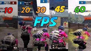 10FPS Vs 60FPS  challenge | FPS Matter ? | iPad 8th generation FPS test PUBG MOBILE |