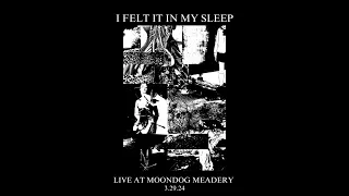 I felt it in my sleep - Live at Moondog Meadery 3​.​29​.​24