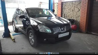 Замена повторителя поворота и подсветки номера на Nissan Qashqai 2,0 4WD Ниссан Кашкай 2008