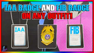 *SOLO* HOW TO GET THE IAA BADGE & FIB BADGE ON ANY OUTFIT GLITCH IN GTA 5 Online 1.67!