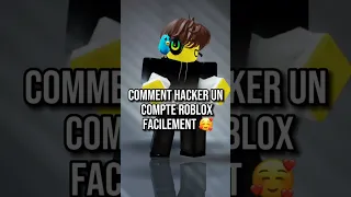 COMMENT HACKER UN COMPTE ROBLOX FACILEMENT🥰