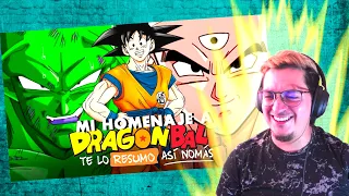 Mi infancia!!! Reacciono a: Mi Homenaje A AKIRA TORIYAMA | #TeLoResumo 😭