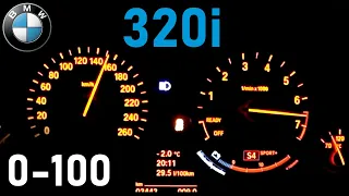 184 HP 2013 BMW 320i Acceleration 0-100 km/h & 0 -100 mph