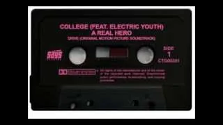 A Real Hero by College featuring Electric Youth with altered lyrics