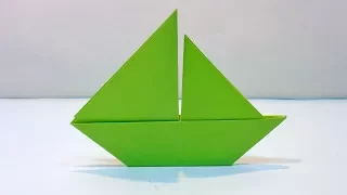 How to Make 2D Paper Sailboat | Easy Origami Paper Boat Tutorial for Handmade Creators