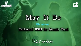 May It Be(Karaoke,Enya,Db minor  for male,Most Beautiful Orchestra)