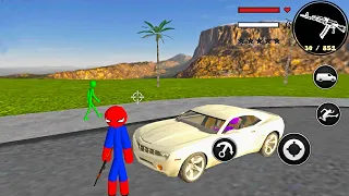 Stickman Spider Rope Hero | Android Gameplay