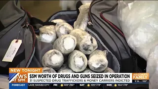$5 million in drugs, guns seized in Phoenix-area operation