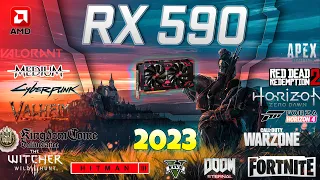 AMD RX 590 8GB in 30 GAMES       |  2023