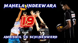 Switzerland volleyball league NLA 23/24 season amriswil vs Schönenwerd mahela Indeewara highlights