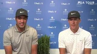 Tony Fianu and Cameron Champ Tuesday Press Conference 2021 Zurich Classic of New Orleans