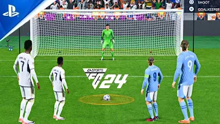 MANCHESTER CITY VS REAL MADRID UCL FINAL ! EA SPORTS FC 24 ! PENALTY SHOOTOUT ! PS5 GAMEPLAY