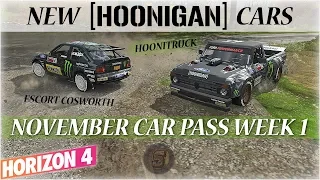 Forza Horizon 4 Hoonigan F150 Hoonitruck + Hoonigan Ford Escort - Forza Horizon 4 November Car Pass