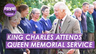 King Charles Attends Memorial Service For The Queen