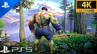 (PS5) The Incredible HULK Marvel's Avengers Realistic ULTRA Graphics Gameplay PS5 4K 60FPS