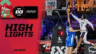 United States 🇺🇸 vs Israel 🇮🇱 | Men Highlights | Full Game | FIBA 3x3 U23 World Cup 2023