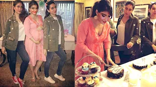 Pregnant Sonam Kapoor flaunting her Baby Bump with Kareena Kapoor, Karisma kapoor