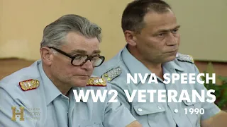 59 #Germany GDR DDR 1990 ▶ NVA Speech about former Wehrmacht Officers and WW2 Stalingrad Veterans