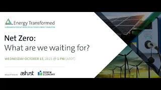 Webinar: Net Zero - What are we waiting for?