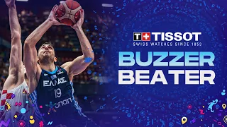 Ioannis PAPAPETROU 🇬🇷 | TISSOT Buzzer Beater vs. Croatia | FIBA #EuroBasket 2022