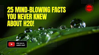 Water Wonders: 25 Mind-Blowing Facts You Never Knew About H2O!