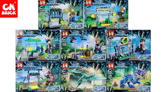 Lego Dinosaurs Jurassic world Set 8 in 1 MG935 Unoffical Lego Speed Build