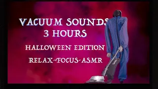 Vacuum Cleaner Sounds and Video - Halloween Edition - 3 Hours -  Focus, Relax, Sleep, ASMR