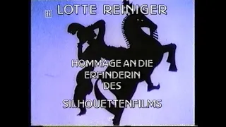 Lotte Reiniger - Hommage an die Erfinderin des Silhouettenfilms (Doku 1999)