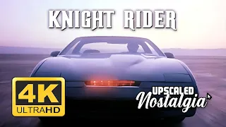 Knight Rider (1982 TV Series) Opening Theme | Remastered 4K Ultra HD. Upscale