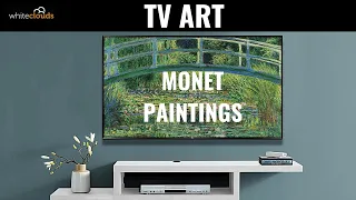 Claude Monet Paintings | Turn Your TV Into Art | 100 HD Monet Paintings | 1 Hour | With Music