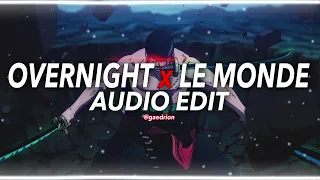 overnight x le monde - richard carter & qveen herby [edit audio]