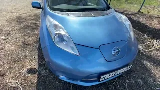 Nissan leaf AZEO 2013. Установка ПТФ, включение на ДХО через Carista