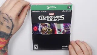 Unboxing Guardians of the Galaxy: Cosmic Deluxe Edition for XBOX Series X & XBOX One