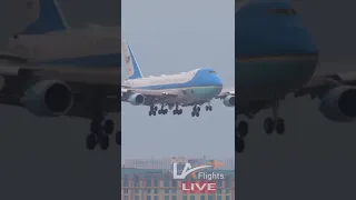 Air Force One Arriving at LAX