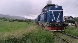 TREN CFR INFRASTRUCTURĂ PE LINIA 317 ARAD BRAD LA SEBIȘ CU LDH 508