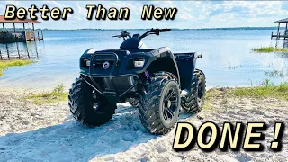 Cheap Four Wheeler Gets a Second Life. All Done!