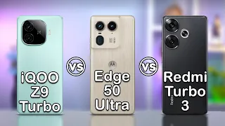 iQOO Z9 Turbo, Motorola Edge 50 Ultra and Redmi Turbo 3 | Specs Review