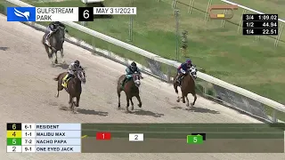 Gulfstream Park May 31, 2021 Race 6