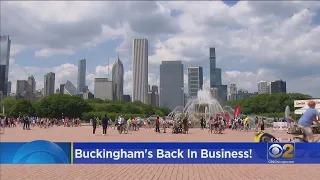 Buckingham Fountain's Back In Business