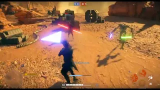 Star Wars Battlefront 2 - HvV 34k score game as Anakin Skywalker