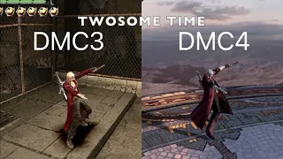 Devil May Cry 3 vs 4 Dante Skills Comparison/ダンテの技モーション 比較 デビルメイクライ3 vs デビルメイクライ4