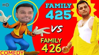 Family 425 VS Family 426 - Best Comedy Movies - Punjabi Movies - Best Comedian Gurchet Chitarkar