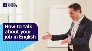 How to talk about your job in English